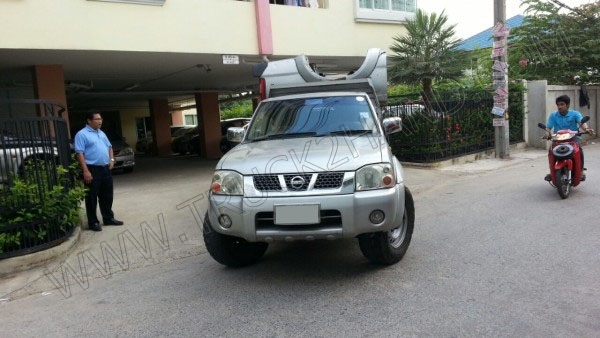 นาทีทอง***รถนิสสันฟรอนเทียร์ 105 แรงม้า ขับเคลื่อน 2 เพลา 4x4 ZD30T ติดกระบะดั๊มไฟฟ้า