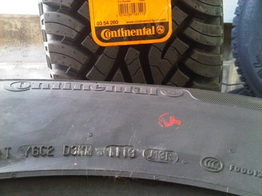ยางใหม่ Continental 265-70 R16 AT ปี13
