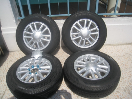 ขายล้อแม็ก All New Isuzu D-Max 16"x6.5" et41 6รู139 +ยางปี 0213  (0813747940)