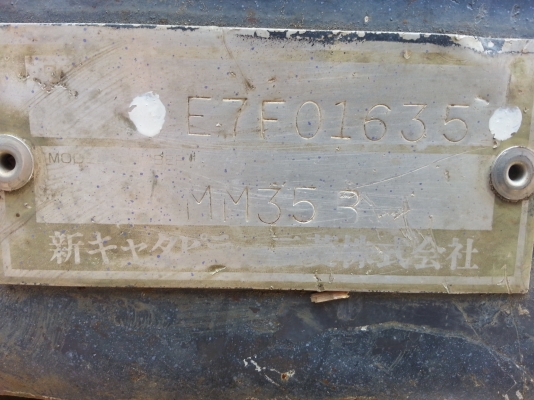 ขาย..รถขุด MITSUBISHI MM35 B รถสวย เก่าญี่ปุ่น มีใบอินวอยล์.