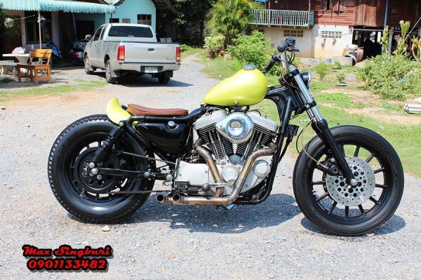 แม็กสิงห์บุรี//HARLEY DAVISSAN SPORTSTER 1200 แต่ง OLD SCHOOL หล่อโครตๆ พร้อม สรรพาสมิตร