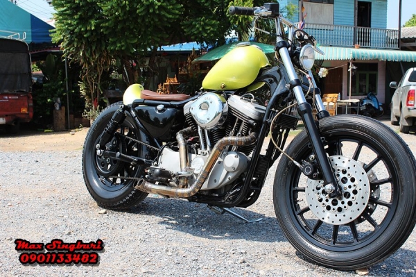 แม็กสิงห์บุรี//HARLEY DAVISSAN SPORTSTER 1200 แต่ง OLD SCHOOL หล่อโครตๆ พร้อม สรรพาสมิตร