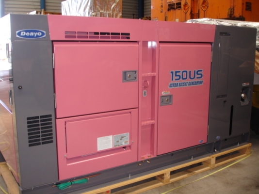 ขาย เครื่องปั่นไฟของใหม่ DENYO DCA-150USK ตู้เก็บเสียงเงียบพิเศษ