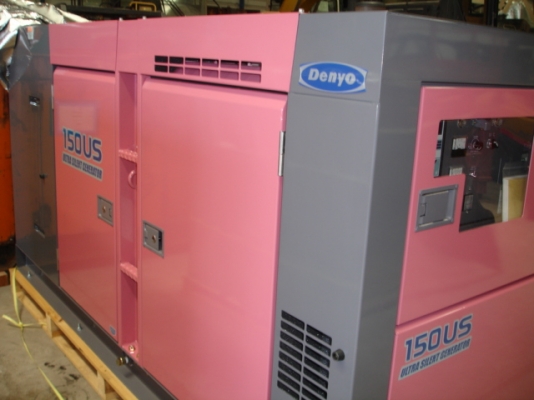 ขาย เครื่องปั่นไฟของใหม่ DENYO DCA-150USK ตู้เก็บเสียงเงียบพิเศษ