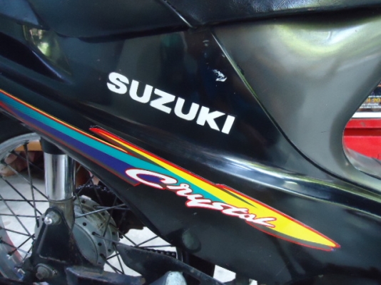ขาย SUZUKI CRYSTAL 110CC มีเล่มทะเบียน สภาพสวยดี เครื่องแน่นๆ แรงๆ ราคา 4,500.-