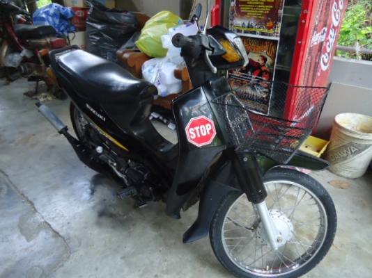 ขาย SUZUKI CRYSTAL 110CC มีเล่มทะเบียน สภาพสวยดี เครื่องแน่นๆ แรงๆ ราคา 4,500.-