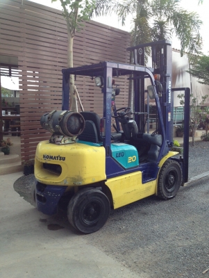 ขายรถยก  KOMATSU รุ่น FG20HT-12 ขนาด 2.0ตัน เกียร์ธรรมดา ระบบ เบนซิน+แก๊ส