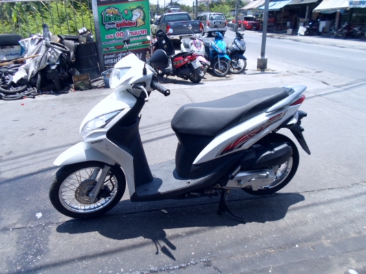 HONDA SPACY I รถสีขาว-ดำ รถแค่7เดือน เครื่องเดิมๆๆ วิ่งน้อย สภาพภายนอกสวย ขาย24,500บาท