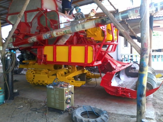 KM47  12HT(KOMOSAK) 6HH (210 แรง) ท่อส่งข้าวสวิง ตู้เลด ปั๊ม DYKIN 23