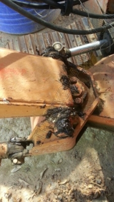 รถแบคโฮ ยี่ห้อ IHI 40 เครื่องยนต์ ISUZU 70 แรงม้า