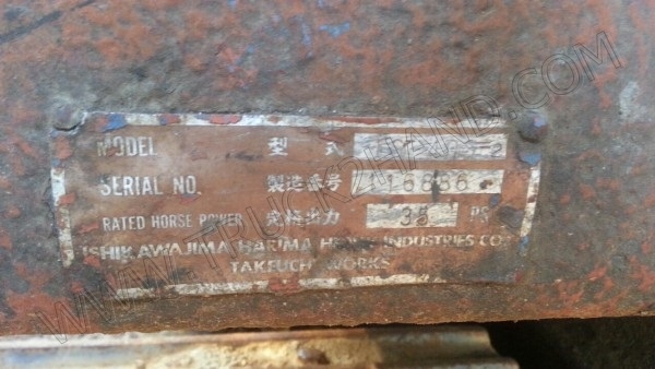 รถแบคโฮ ยี่ห้อ IHI 40 เครื่องยนต์ ISUZU 70 แรงม้า