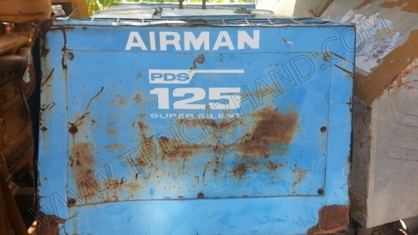 เครื่องปั๊มลม ยี่ห้อ AIRMAN PDS125 (เครื่องยนต์ ISUZU 70 แรงม้า)