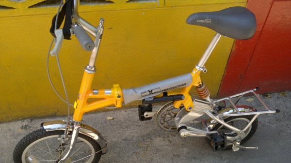 ขายจักรยานพับสวยๆ X BIKE เฟรมไขว้อลููมีเนียมสวิงอารมมีเนียม