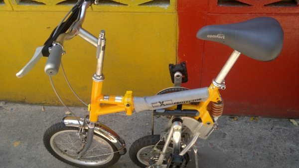 ขายจักรยานพับสวยๆ X BIKE เฟรมไขว้อลููมีเนียมสวิงอารมมีเนียม