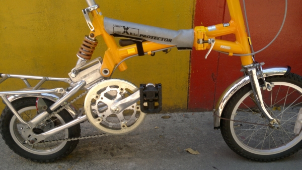 ขายจักรยานพับสวยๆ X BIKE เฟรมไขว้อลููมีเนียมสวิงอารมมีเนียม