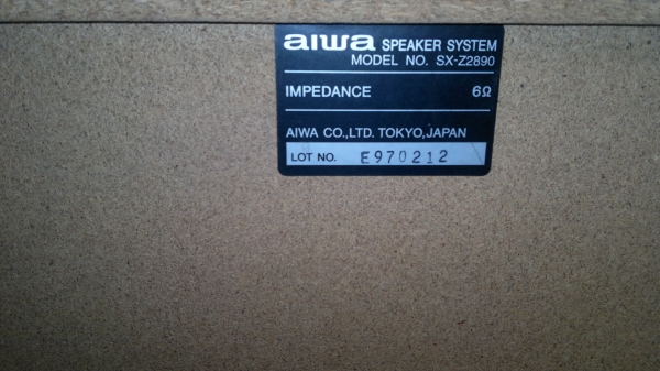 ขายลำโพงบ้านaiwa ดอก12สภาพดีเสียงดีน้ำหนักพอประมาณ