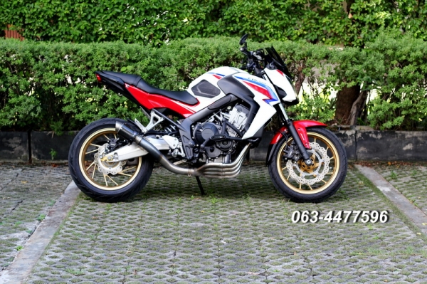 HONDA CB650f TriColor ปี14 ของแต่งทั้งคัน