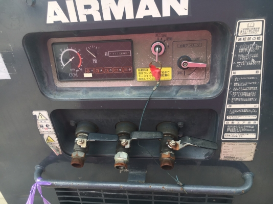 AIRMAN PDS175S-5B2 : 175CFM 7บาร์ นำเข้าจากญี่ปุ่น โทร. 080-6565422 (หนิง)