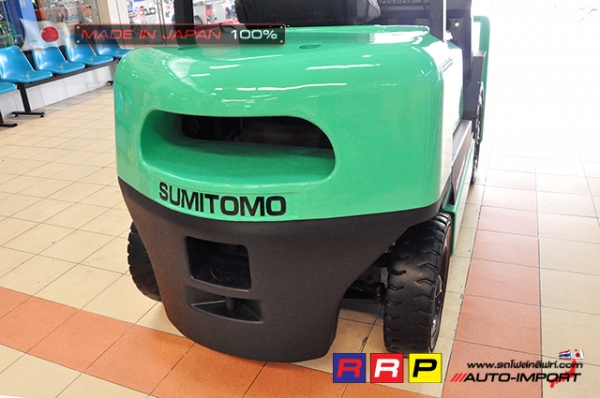 ขายรถโฟล์คลิฟท์มือสอง SUMITOMO รุ่น FD25PVIIHA-D2J-21199 นำเข้าจากประเทศญี่ปุ่น 100\% ไม่เคยใช้งานในไทย