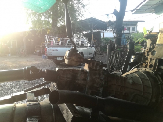 ท่อสูบน้ำสแตนเลสพร้อมเครื่องอีซูซุฝาทอง