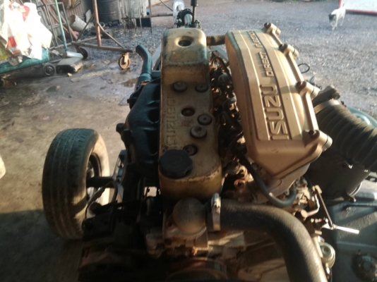 ท่อสูบน้ำสแตนเลสพร้อมเครื่องIsuzu ฝาทอง