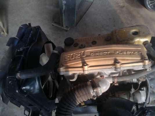 ท่อสูบน้ำสแตนเลสพร้อมเครื่องIsuzu ฝาทอง