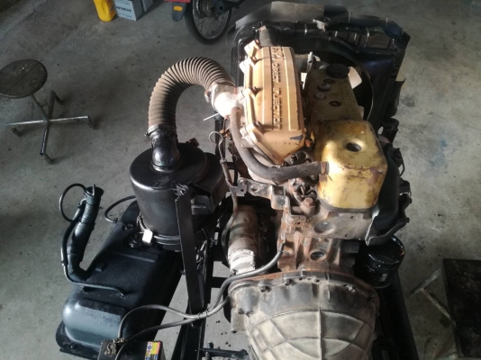 ท่อสูบน้ำสแตนเลสพร้อมเครื่องIsuzu ฝาทอง