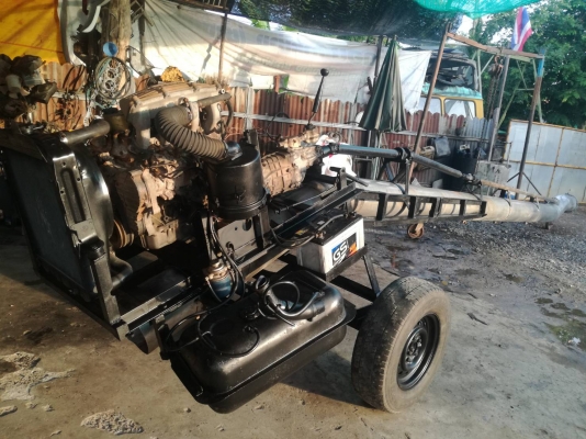 ท่อสูบน้ำสแตนเลสพร้อมเครื่องIsuzu ฝาทอง