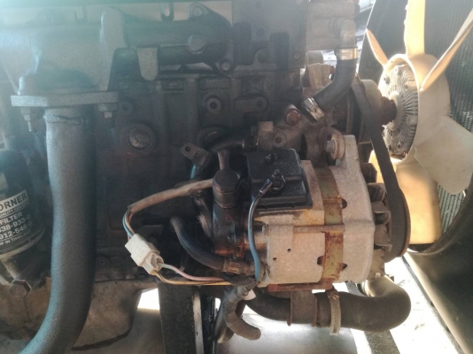 ท่อสแตนเลสพร้อมเครื่องอีซูซุฝาทอง