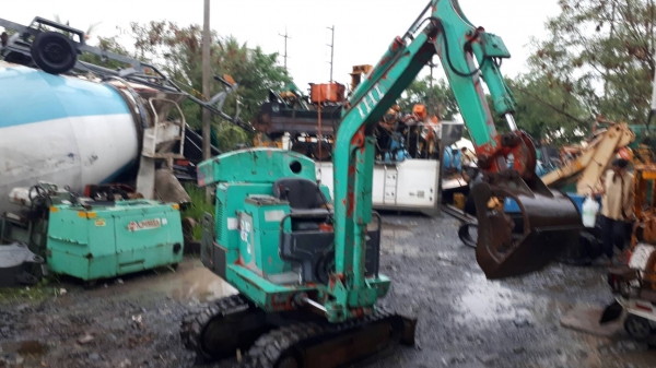 ขาย รถขุด แบ็คโฮ IHI IS10 เก่าญี่ปุ่น แทรคยาง สภาพสวย เครื่อง isuzu ดีเซล 2 สูบ ขึ้นกระบะได้