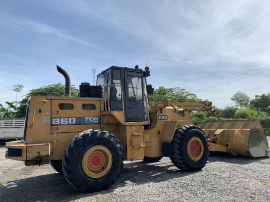 มาถึงแล้ว  อีกคัน 865,000 รถตักล้อยาง TCM 860-2 สภาพเก่านอก ต่อแขน เปิดปาก เครื่องดี เกียร์แรง ยางสวย แอร์หนาว สภาพพร้อมใช้    รถอยู่ นครปฐม โทร 0626426323