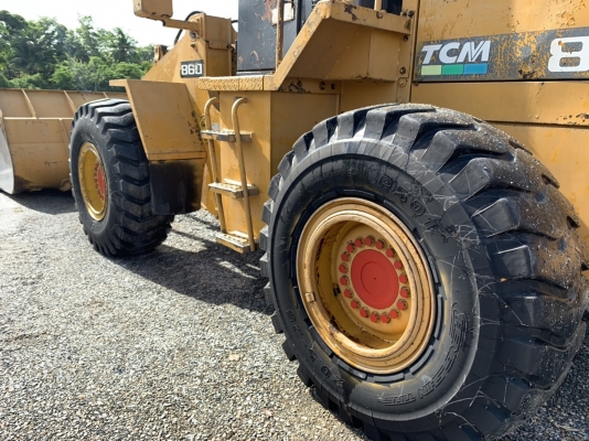 มาถึงแล้ว  อีกคัน 865,000 รถตักล้อยาง TCM 860-2 สภาพเก่านอก ต่อแขน เปิดปาก เครื่องดี เกียร์แรง ยางสวย แอร์หนาว สภาพพร้อมใช้    รถอยู่ นครปฐม โทร 0626426323