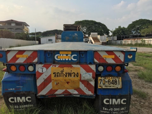 10ล้อหัวลากISUZU 360 หางพื้นเรียบ3เพลา