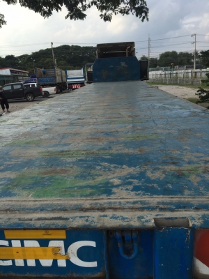 10ล้อหัวลากISUZU 360 หางพื้นเรียบ3เพลา