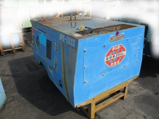 ขายเครื่องปั๊มลม DENYO DPS-130SS เก่านอก # ขนาด 7 บาร์ 130cfm สภาพดี พร้อมใช้ โทร084-5424150 line id : rapinzat