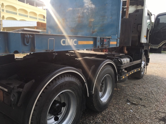 สิบล้อหัวลาก ISUZU GXZ 360 แรง ปี 56 พร้อมหางพื้นเรียบ อู่CIMC ปี 57 ยาว 12 เมตร สิบล้อหัวลาก ISUZU GXZ 360 แรง ปี 56 พร้อมหางพื้นเรียบ อู่CIMC ปี 57 ยาว 12 เมตร