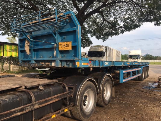 สิบล้อหัวลาก ISUZU GXZ 360 แรง ปี 56 พร้อมหางพื้นเรียบ อู่CIMC ปี 57 ยาว 12 เมตร
