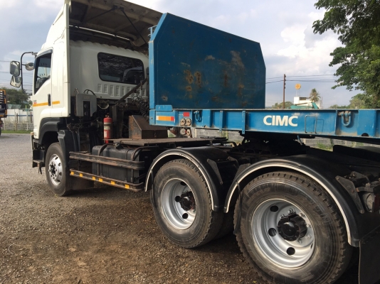 สิบล้อหัวลาก ISUZU GXZ 360 แรง ปี 56 พร้อมหางพื้นเรียบ อู่CIMC ปี 57 ยาว 12 เมตร สิบล้อหัวลาก ISUZU GXZ 360 แรง ปี 56 พร้อมหางพื้นเรียบ อู่CIMC ปี 57 ยาว 12 เมตร