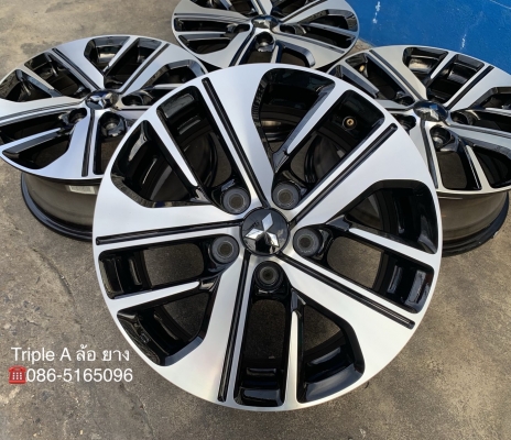 ล้อแม็กป้ายแดง Mitsu Xpender สีดำหน้าเงา ขอบ 16 รุ่นใหม่ล่าสุด แม็กสวยกริ๊บๆ สีแท้จากศูนย์