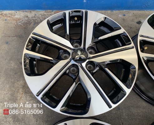 ล้อแม็กป้ายแดง Mitsu Xpender สีดำหน้าเงา ขอบ 16 รุ่นใหม่ล่าสุด แม็กสวยกริ๊บๆ สีแท้จากศูนย์