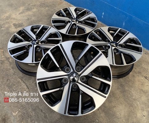 ล้อแม็กป้ายแดง Mitsu Xpender สีดำหน้าเงา ขอบ 16 รุ่นใหม่ล่าสุด แม็กสวยกริ๊บๆ สีแท้จากศูนย์