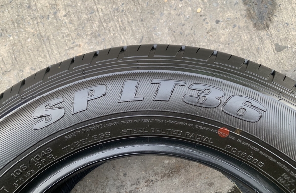 ยางใหม่ป้ายแดง 215-70-15 Dunlop ปี 19 สวยกริ๊บ