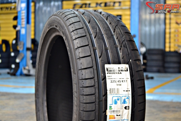 BRIDGESTONE POTENZA S001 RFT 225/45R17 ยางรันแฟลท ลดราคาพิเศษ