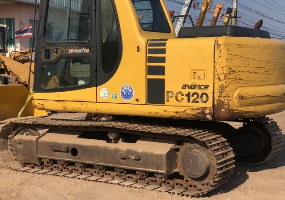 ขายรถขุด KOMATSU PC120-6E ลายหัวกระแทก นำเข้าเองจากญี่ปุ่น สภาพสวยพร้อมใช้ มีVDOการทำงานครับ