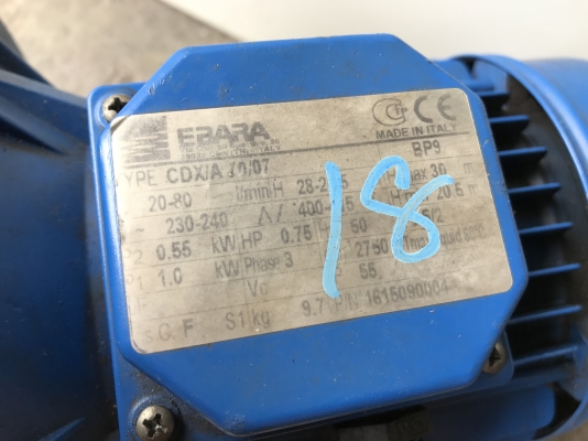 ขายปั๊มน้ำหอยโข่งหัวสแตนเลส Ebara 0.55Kw. 380V made in Italy สภาพสวย หมุนนิ่ม พร้อมใช้งาน