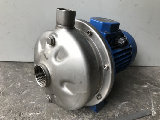 ขายปั๊มน้ำหอยโข่งหัวสแตนเลส Ebara 0.55Kw. 380V made in Italy สภาพสวย หมุนนิ่ม พร้อมใช้งาน