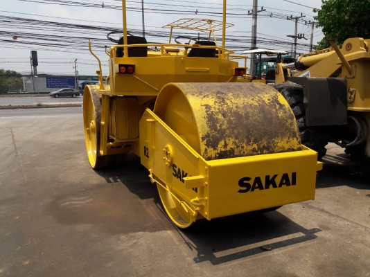 รถบด3ล้อเหล็ก Sakai R2 สวยเครื่องดี เอกสารเล่มทะเบียน