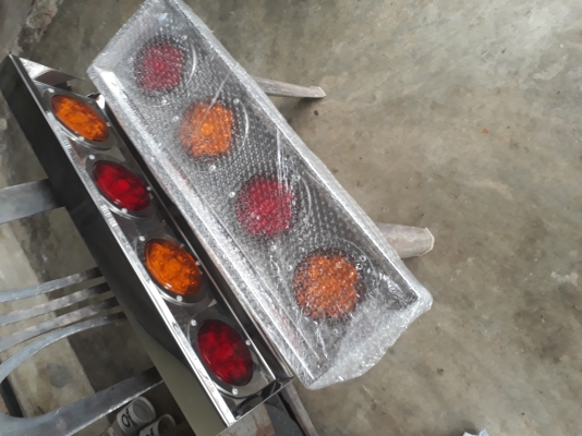 ขายกอบไฟท้ายแสตนเลสพร้อมไฟ