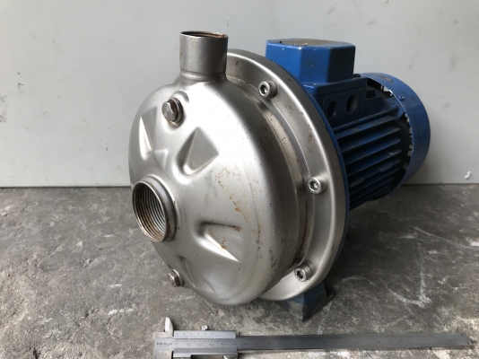 ขายปั๊มน้ำหอยโข่งหัวสแตนเลส Ebara 2.5HP. 380V made in Italy สภาพสวย หมุนนิ่ม พร้อมใช้งาน