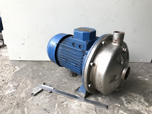 ขายปั๊มน้ำหอยโข่งหัวสแตนเลส Ebara 2.5HP. 380V made in Italy สภาพสวย หมุนนิ่ม พร้อมใช้งาน